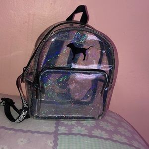 Pink mini back pack, never used